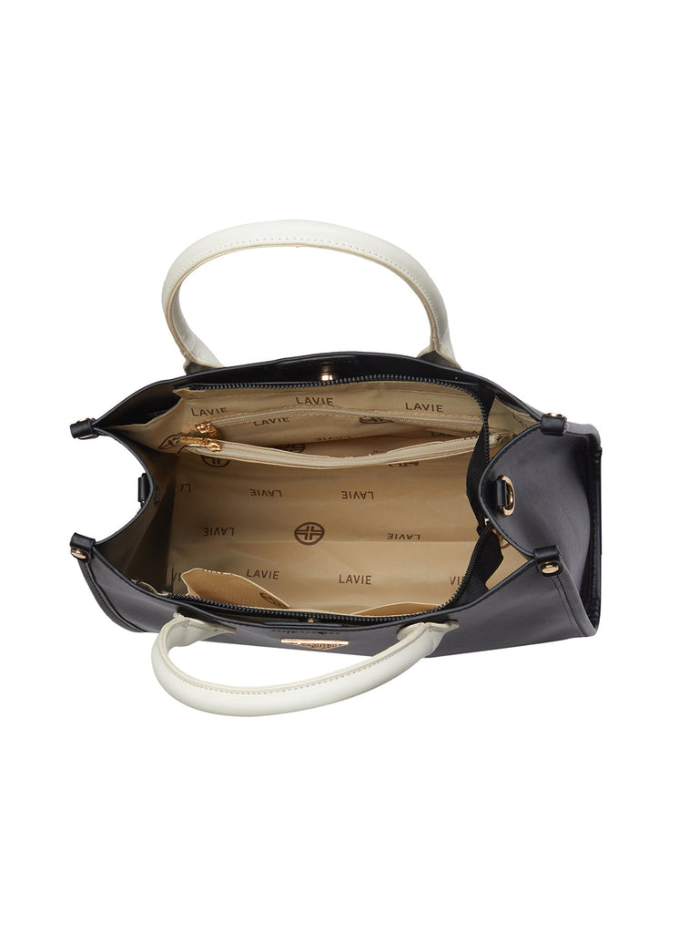 Trinidad 3 Compartment Box Medium Satchel Bag