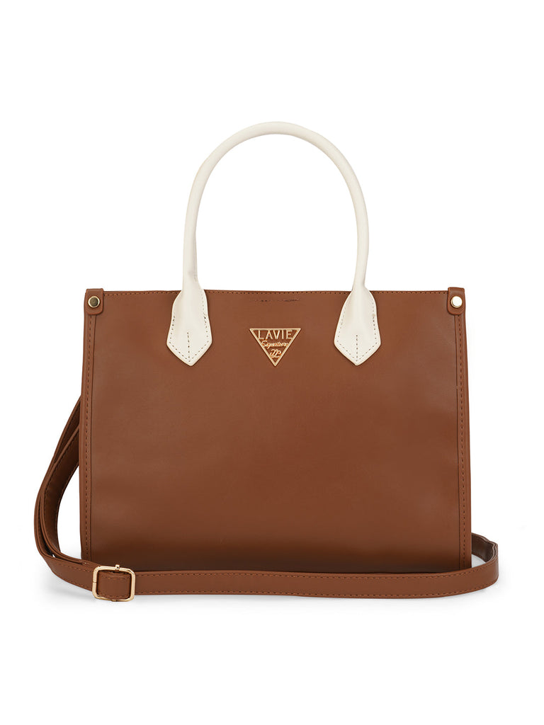 Trinidad 3 Compartment Box Medium Satchel Bag