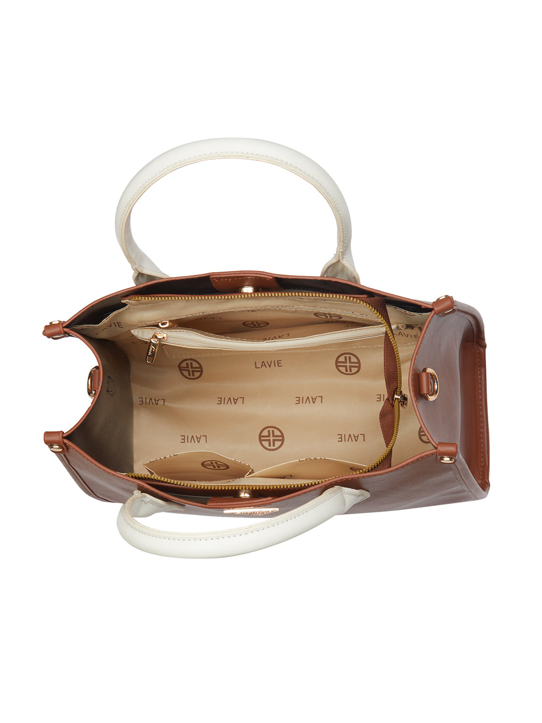 Trinidad 3 Compartment Box Medium Satchel Bag