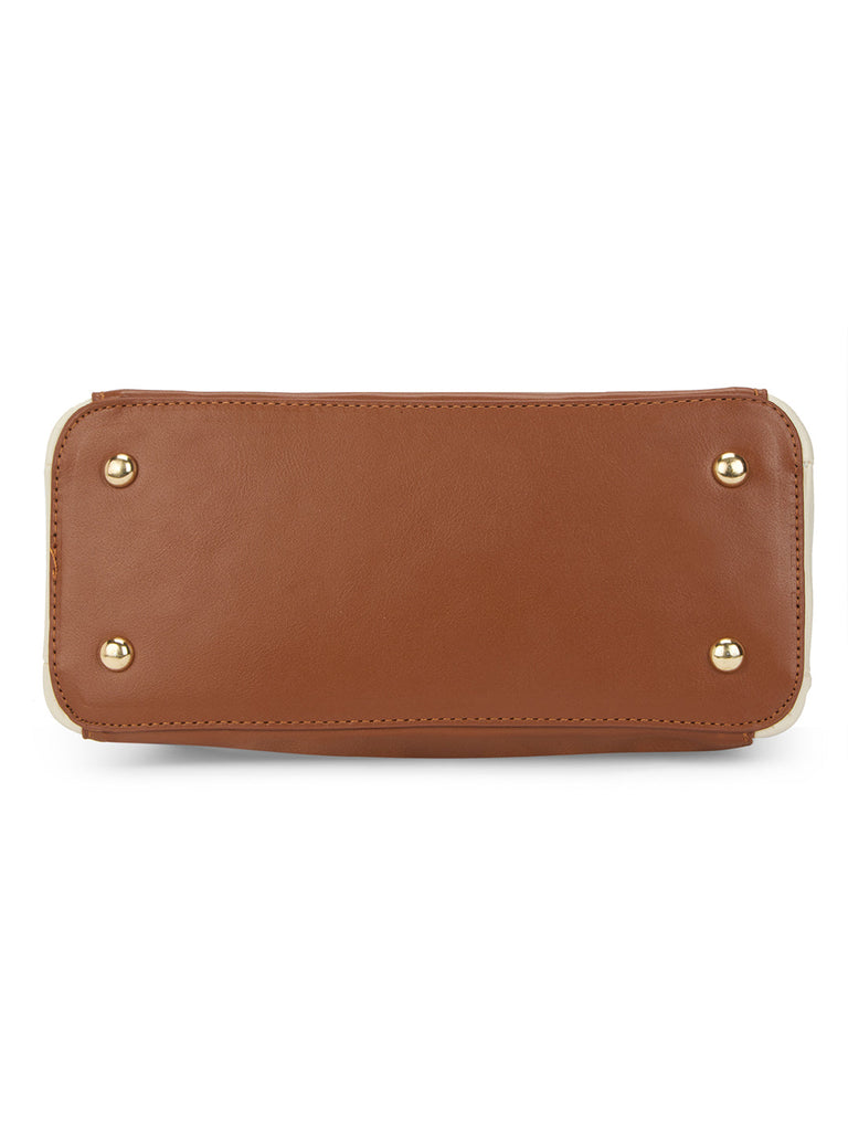 Trinidad 3 Compartment Box Medium Satchel Bag