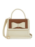 Elgin Flap Medium Off White Satchel Bag