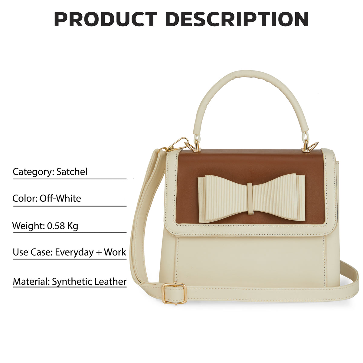 Elgin Medium Flap Satchel Bag