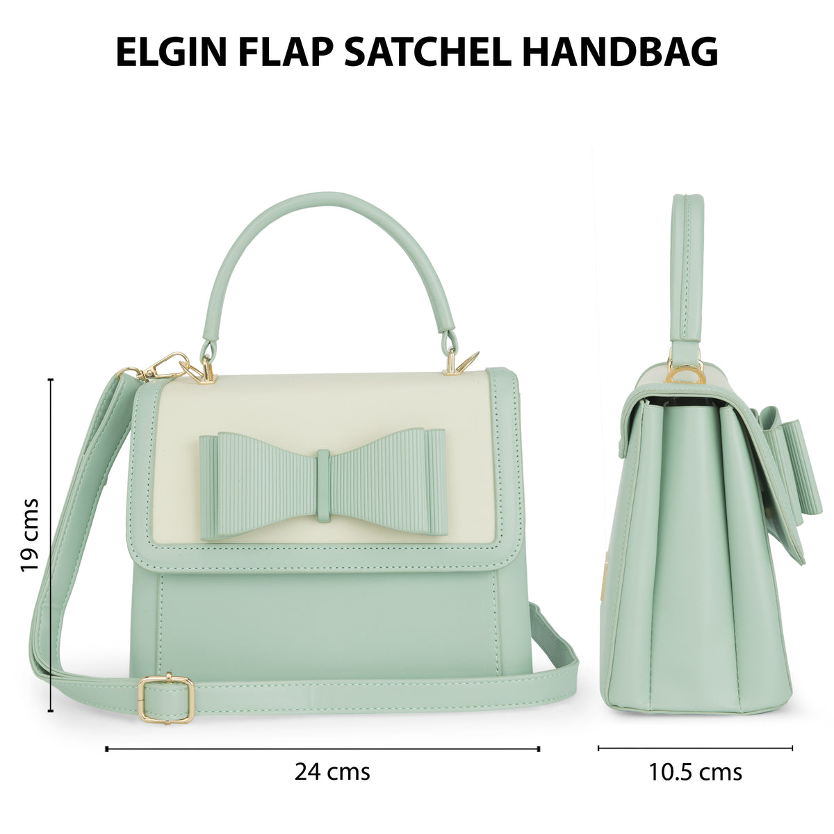 Elgin Medium Flap Satchel Bag