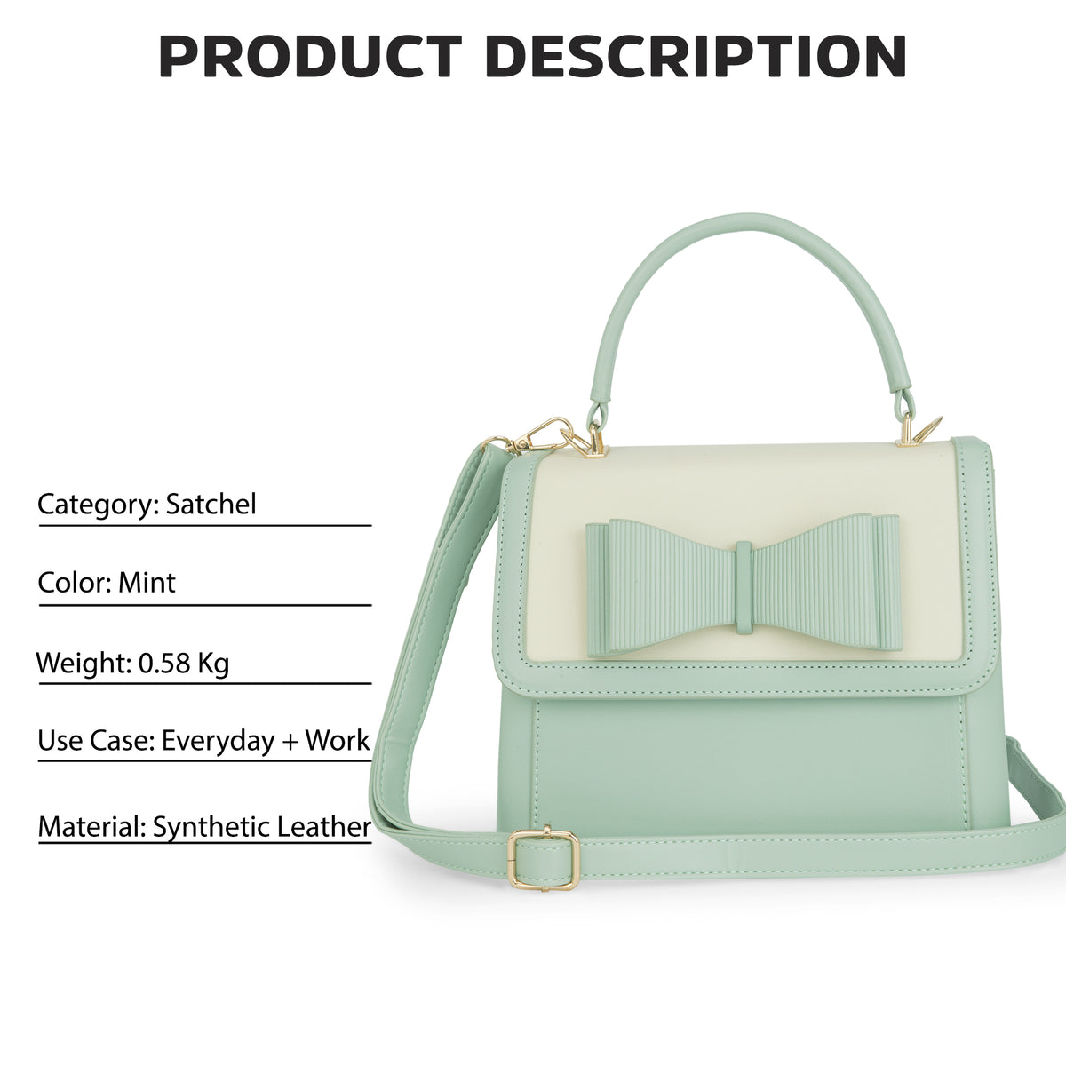 Elgin Medium Flap Satchel Bag