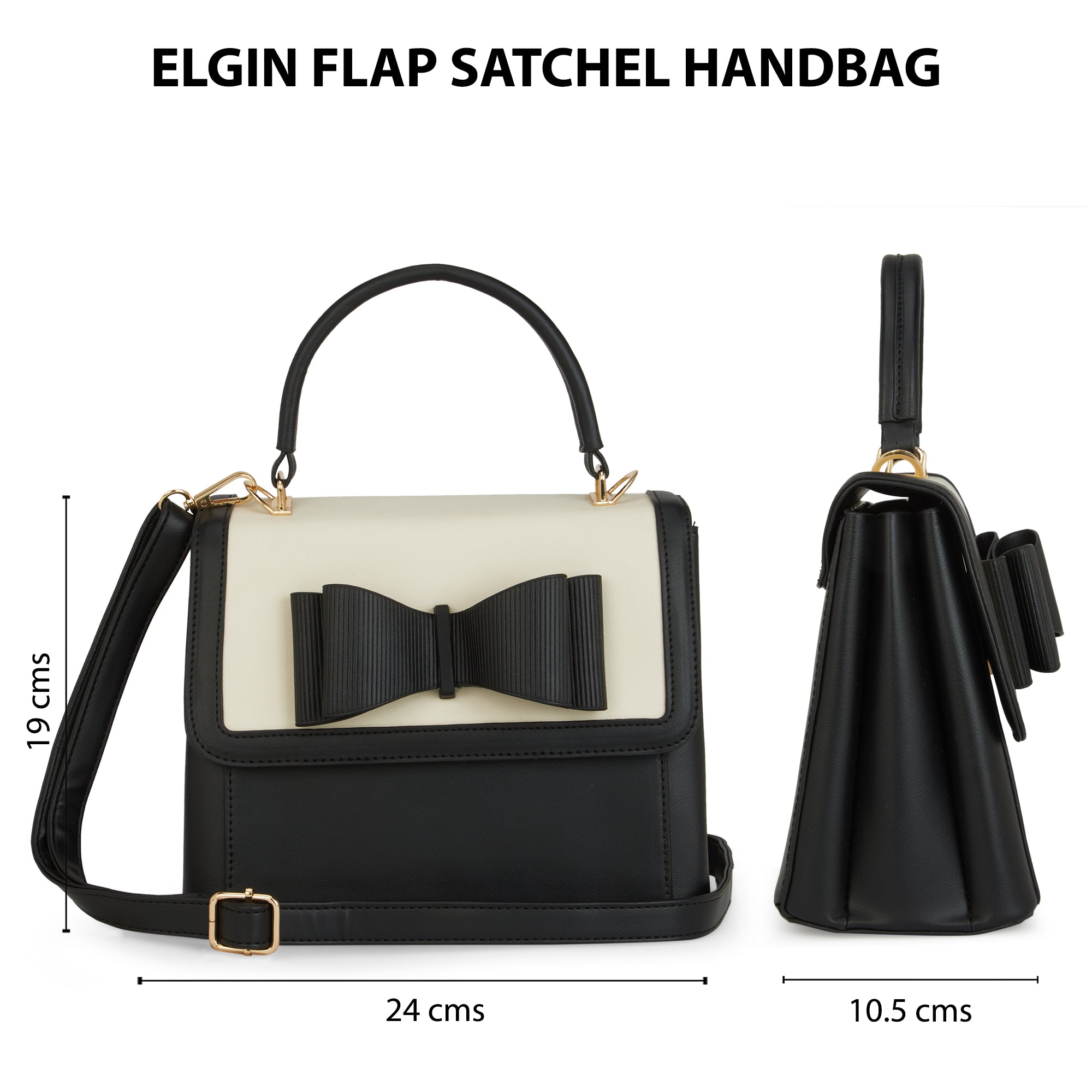 Elgin Medium Flap Satchel Bag