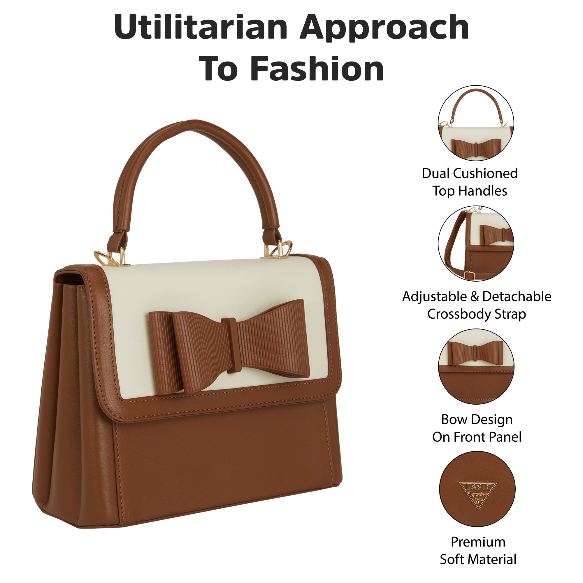 Elgin Medium Flap Satchel Bag