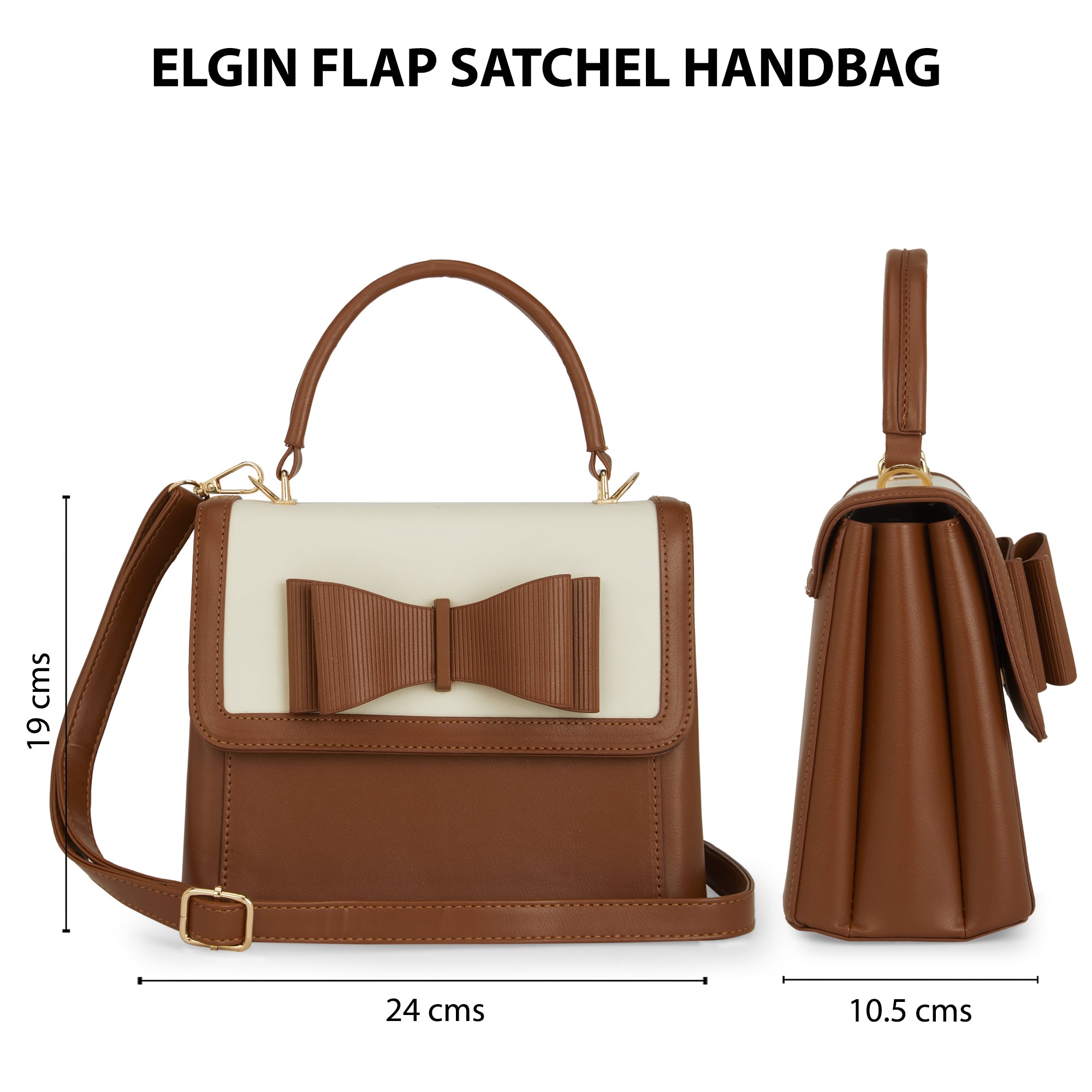 Elgin Medium Flap Satchel Bag