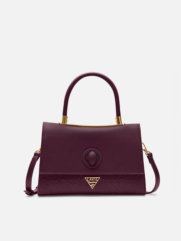 Charlotte Flap Medium Satchel Bag