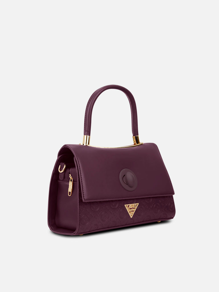 Charlotte Flap Medium Satchel Bag
