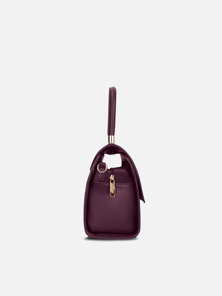 Charlotte Flap Medium Satchel Bag