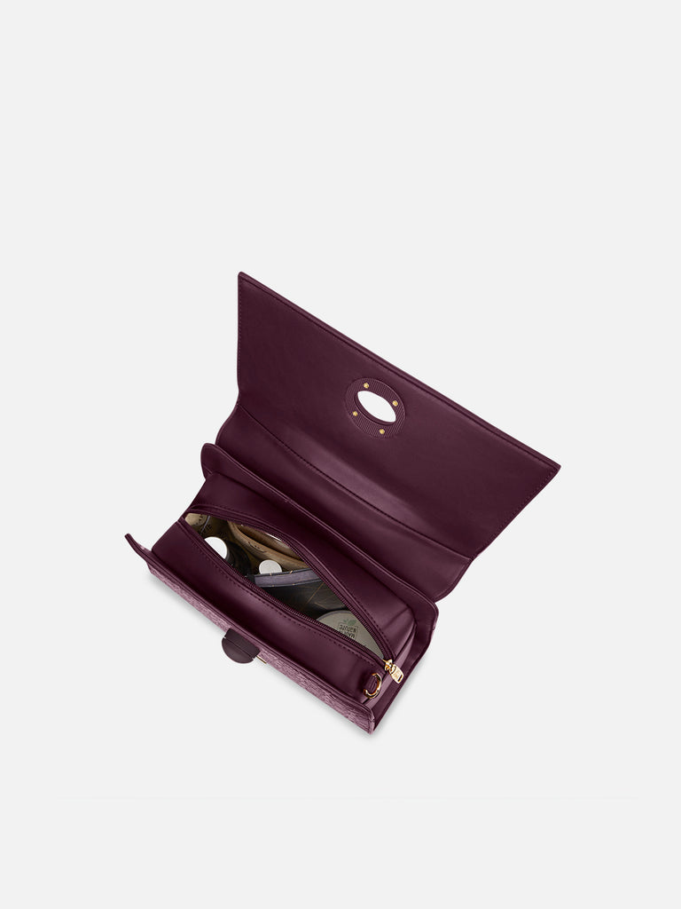 Charlotte Flap Medium Satchel Bag