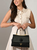 Charlotte Flap Medium Satchel Bag