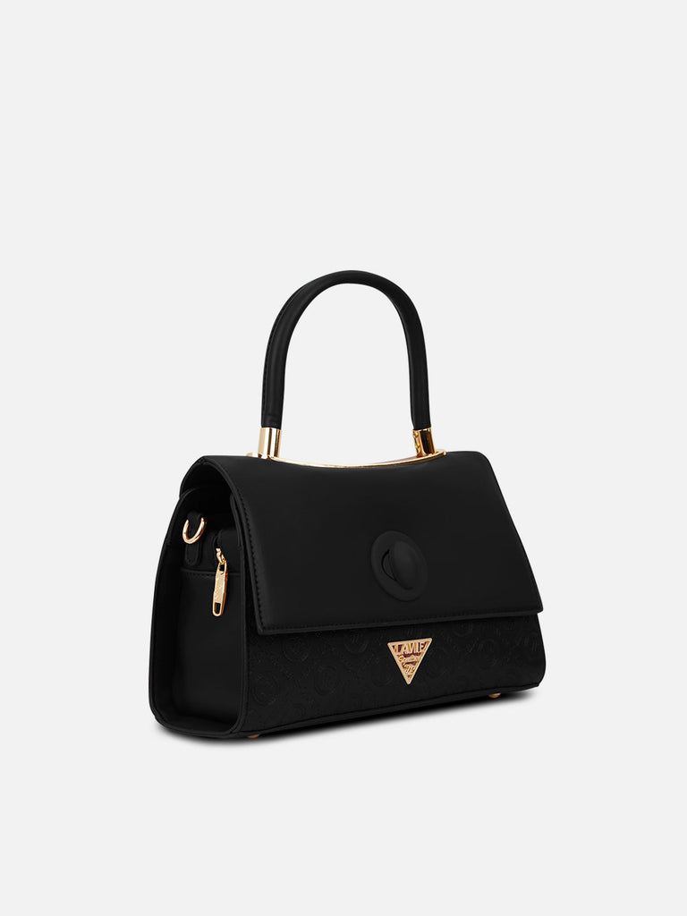 Charlotte Flap Medium Satchel Bag