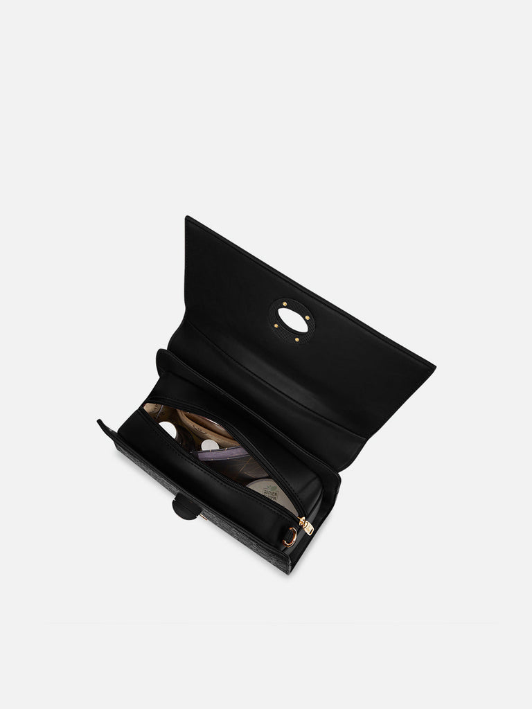 Charlotte Flap Medium Satchel Bag