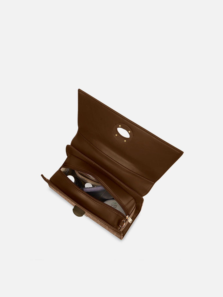 Charlotte Flap Medium Satchel Bag