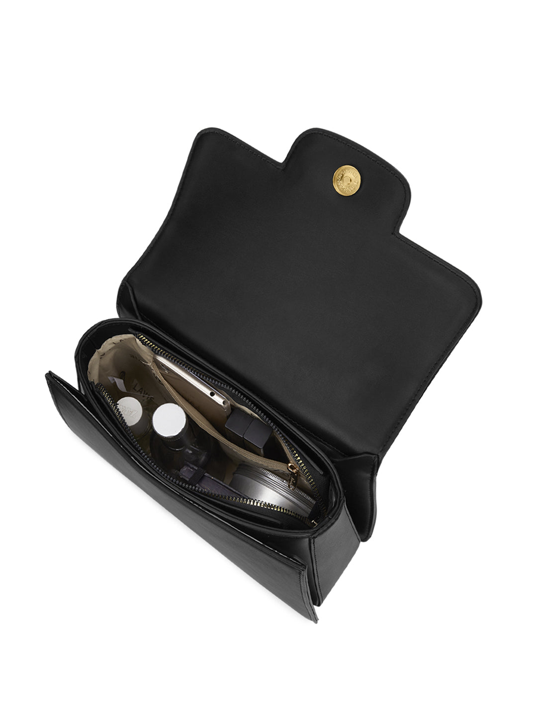 Sedona 3 Compartments Flap Medium Satchel Bag