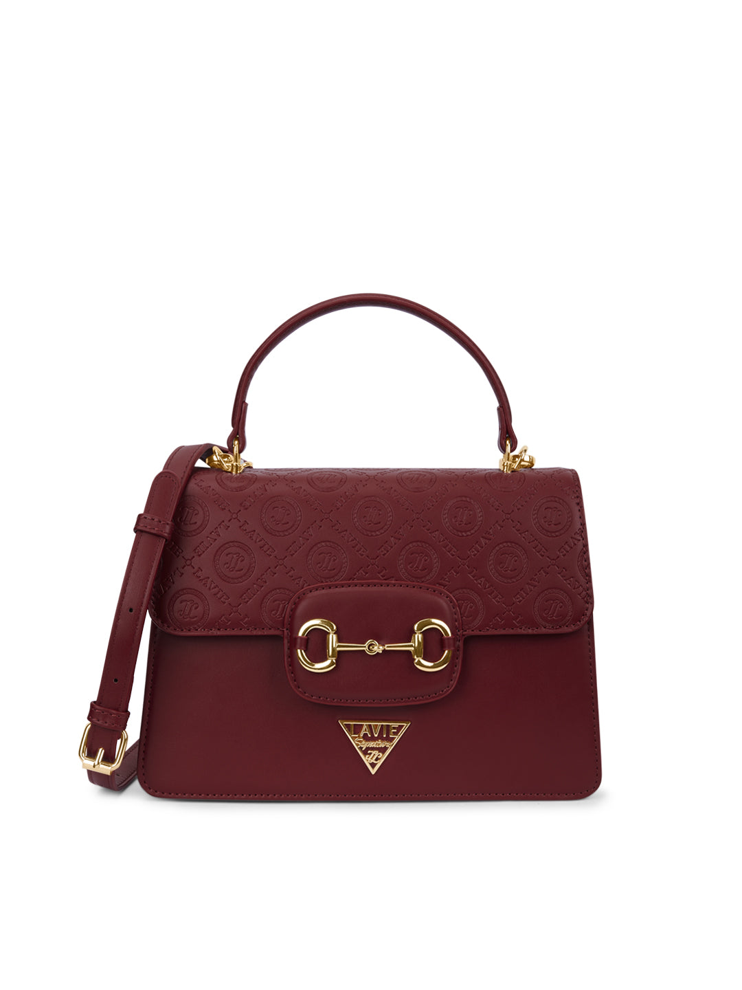 Sedona 3 Compartments Flap Medium Satchel Bag