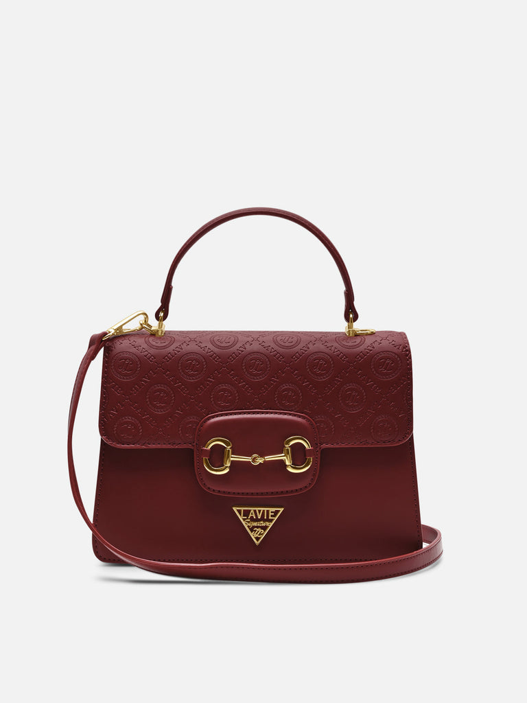 Sedona 3 Compartments Flap Medium Satchel Bag