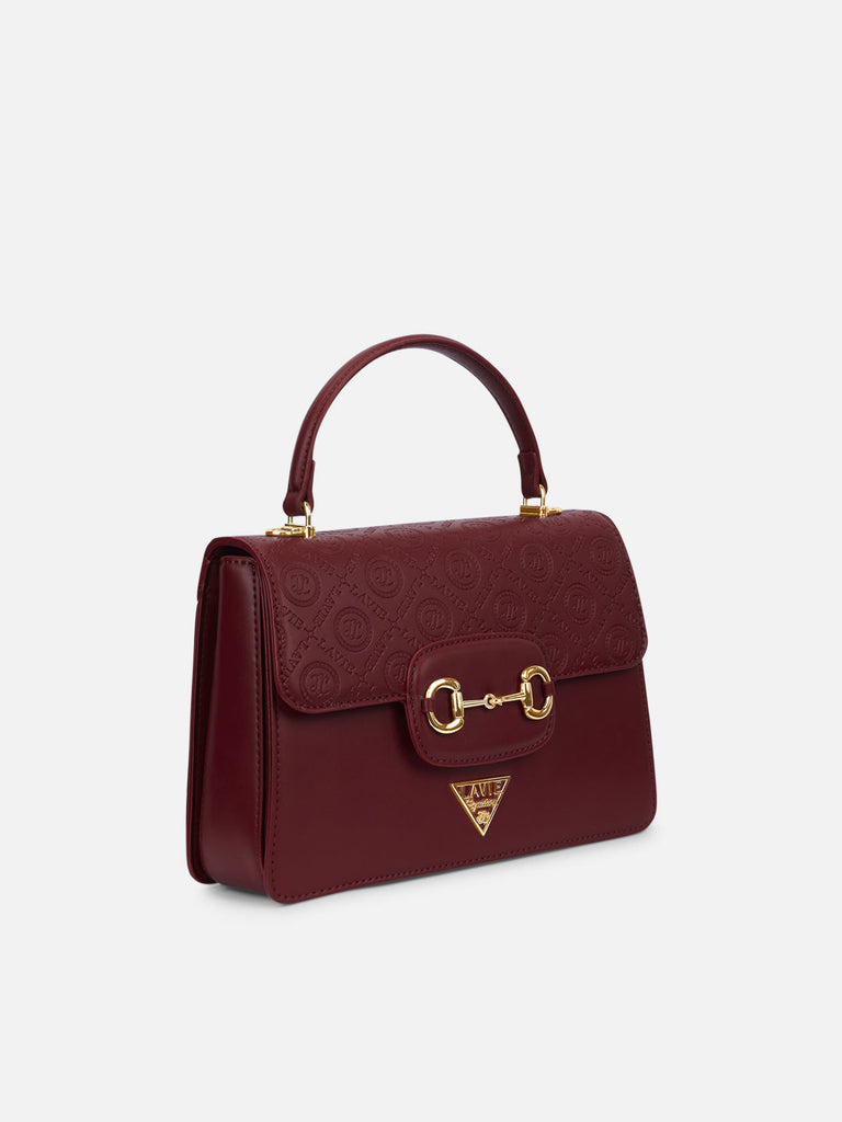 Sedona 3 Compartments Flap Medium Satchel Bag