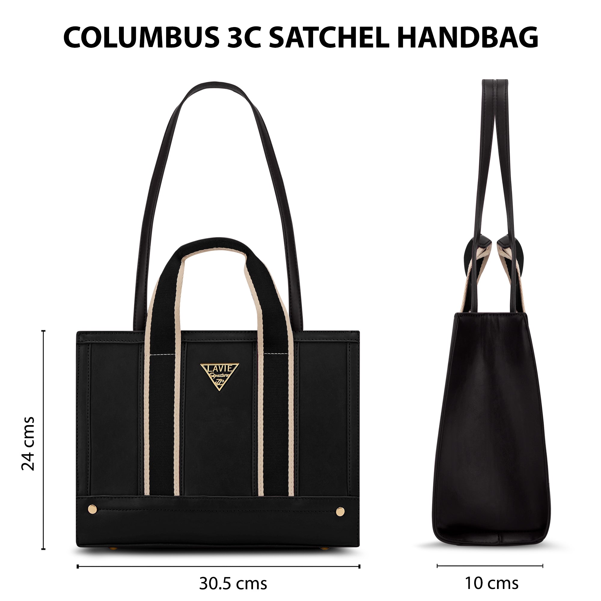 Columbus 3 Compartment Medium Satchel Bag