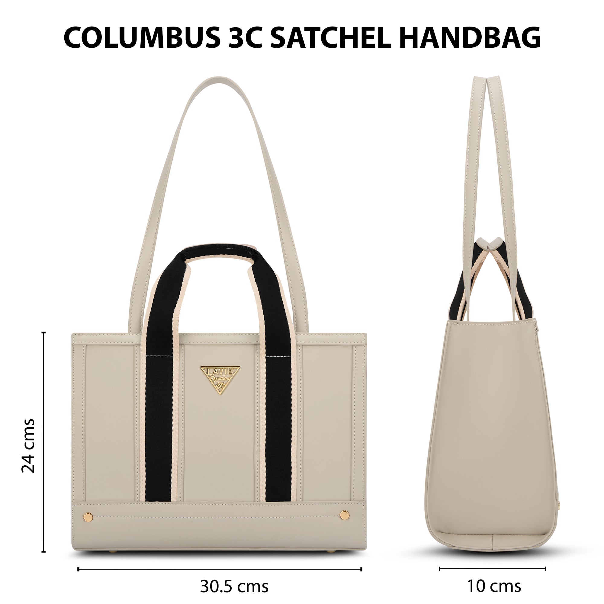 Columbus 3 Compartment Medium Satchel Bag