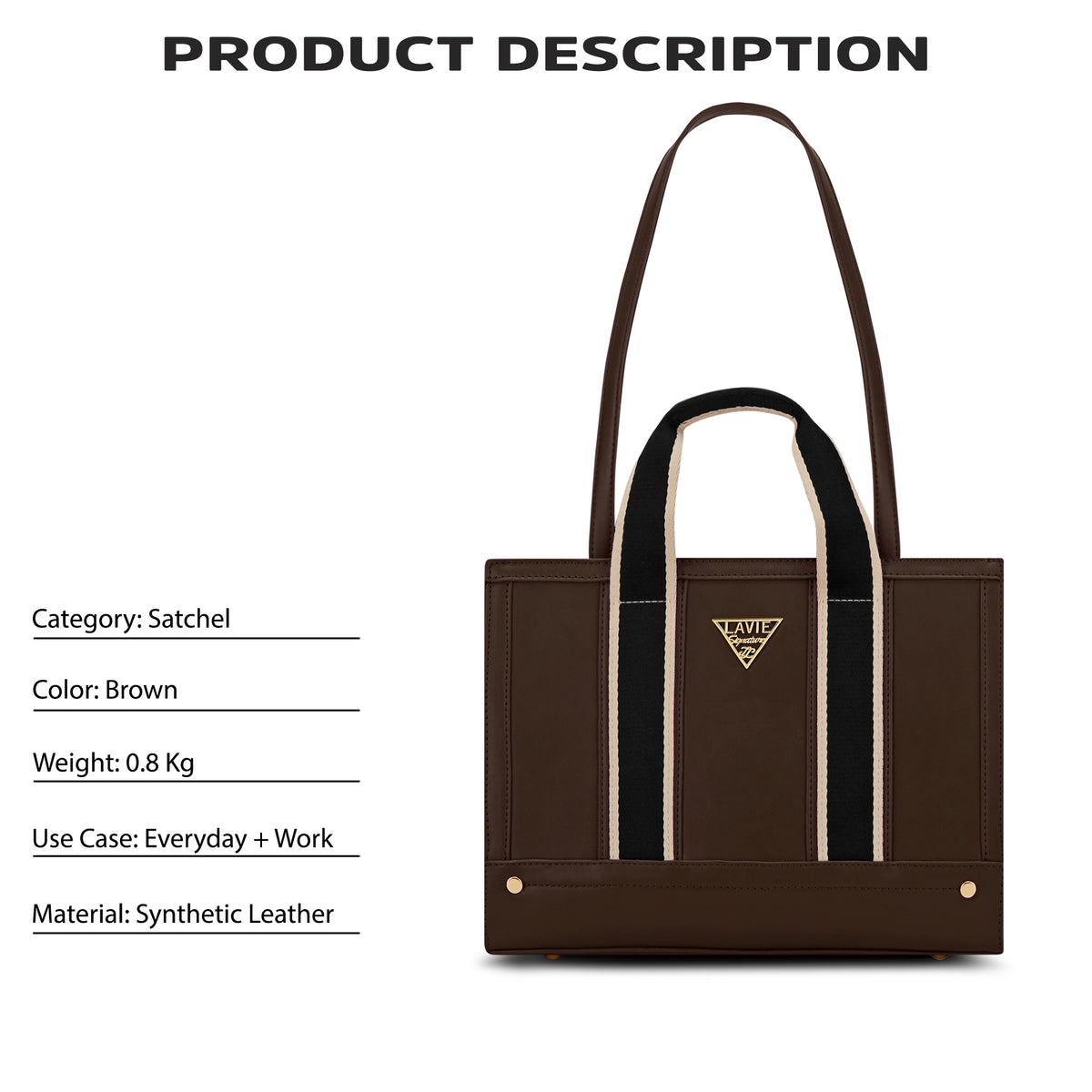 Columbus 3 Compartment Medium Satchel Bag