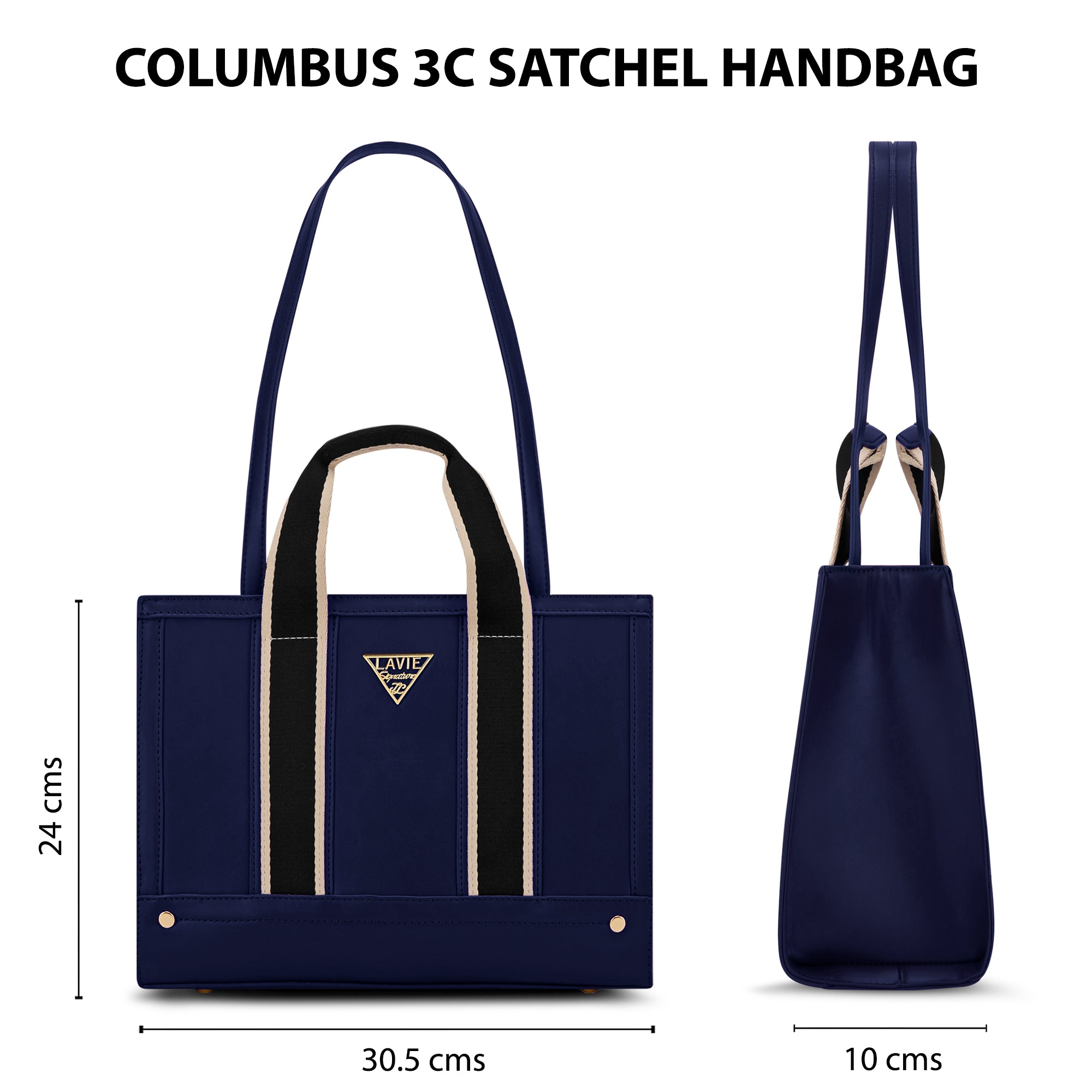 Columbus 3 Compartment Medium Satchel Bag