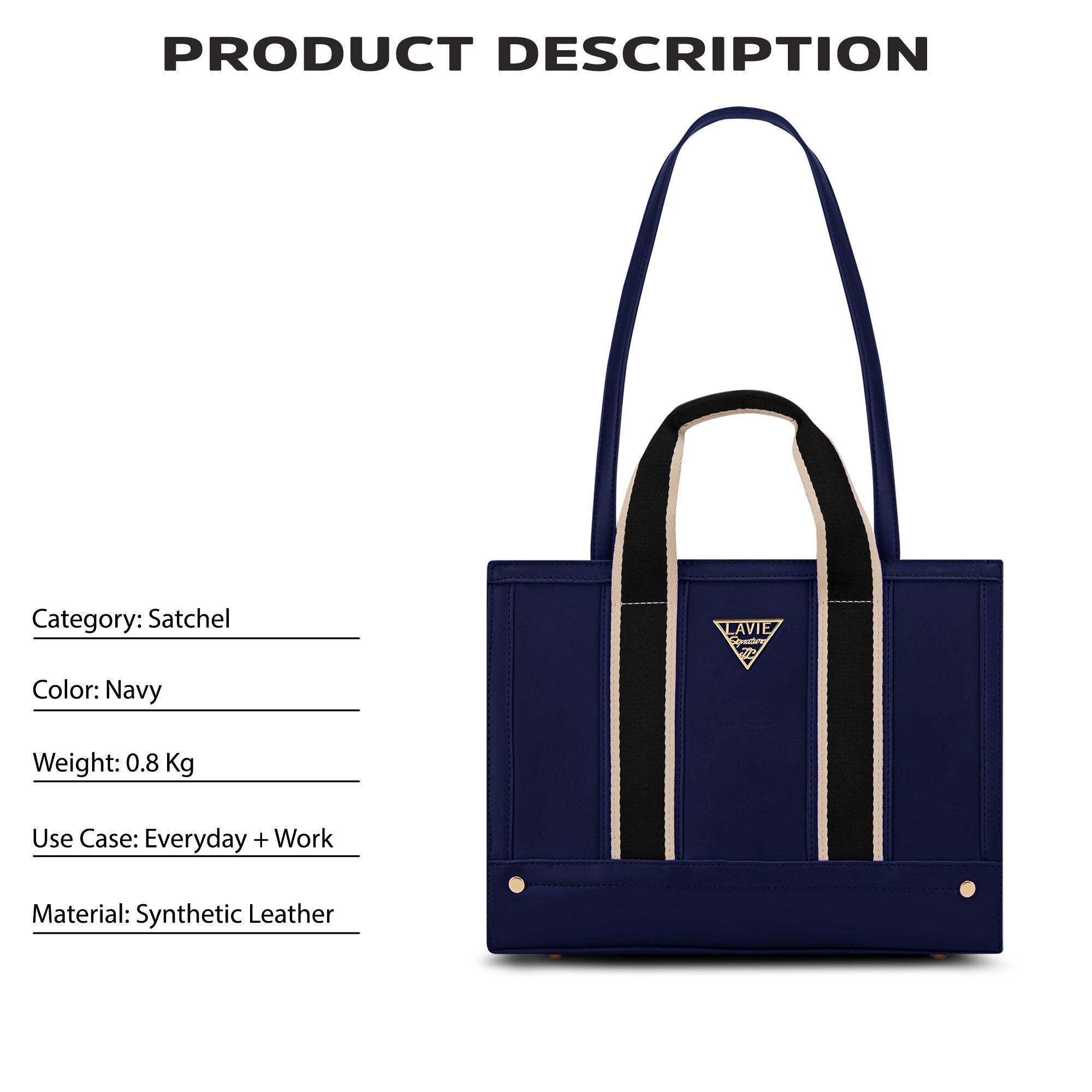 Columbus 3 Compartment Medium Satchel Bag