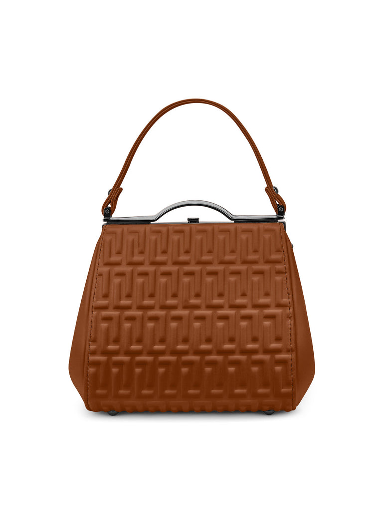 Fluffel Frame Small Satchel Bag