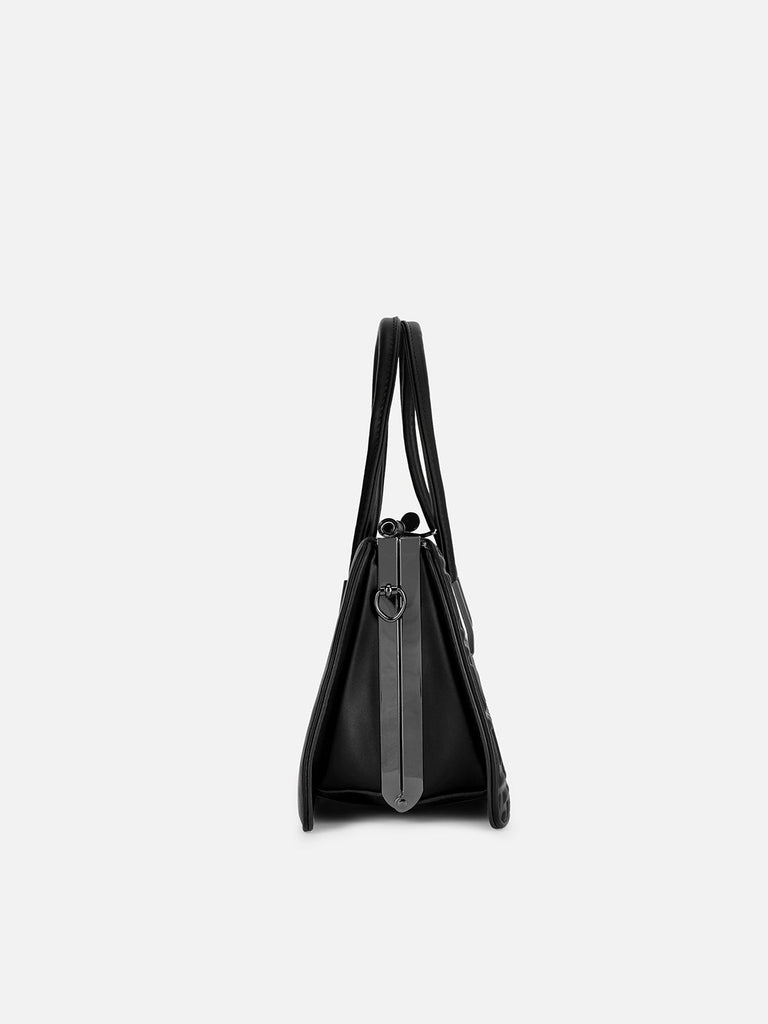 Book Emboss Medium Frame Bag
