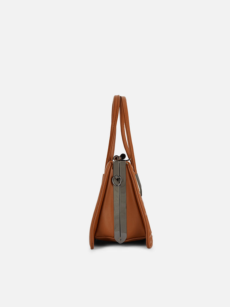 Book Emboss Medium Frame Bag