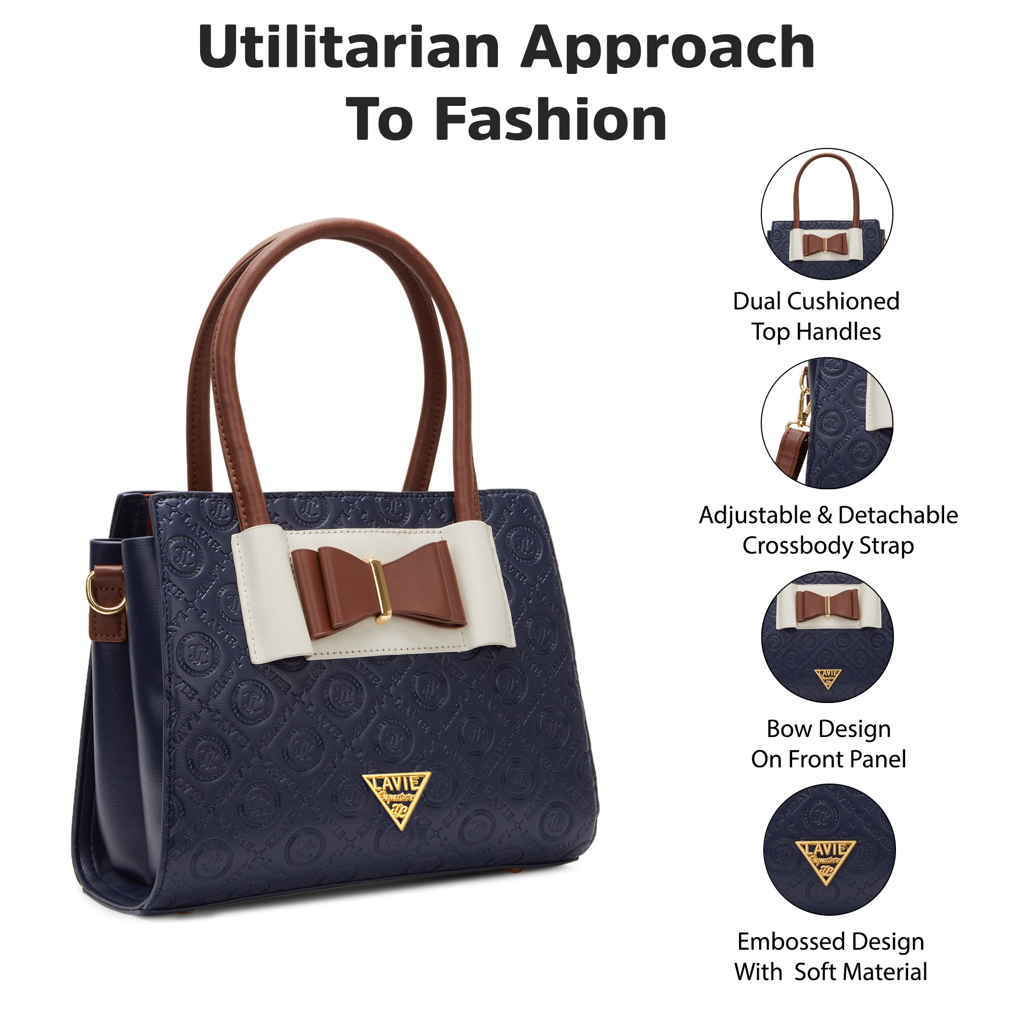 Geneva Colourblock Medium Satchel Bag