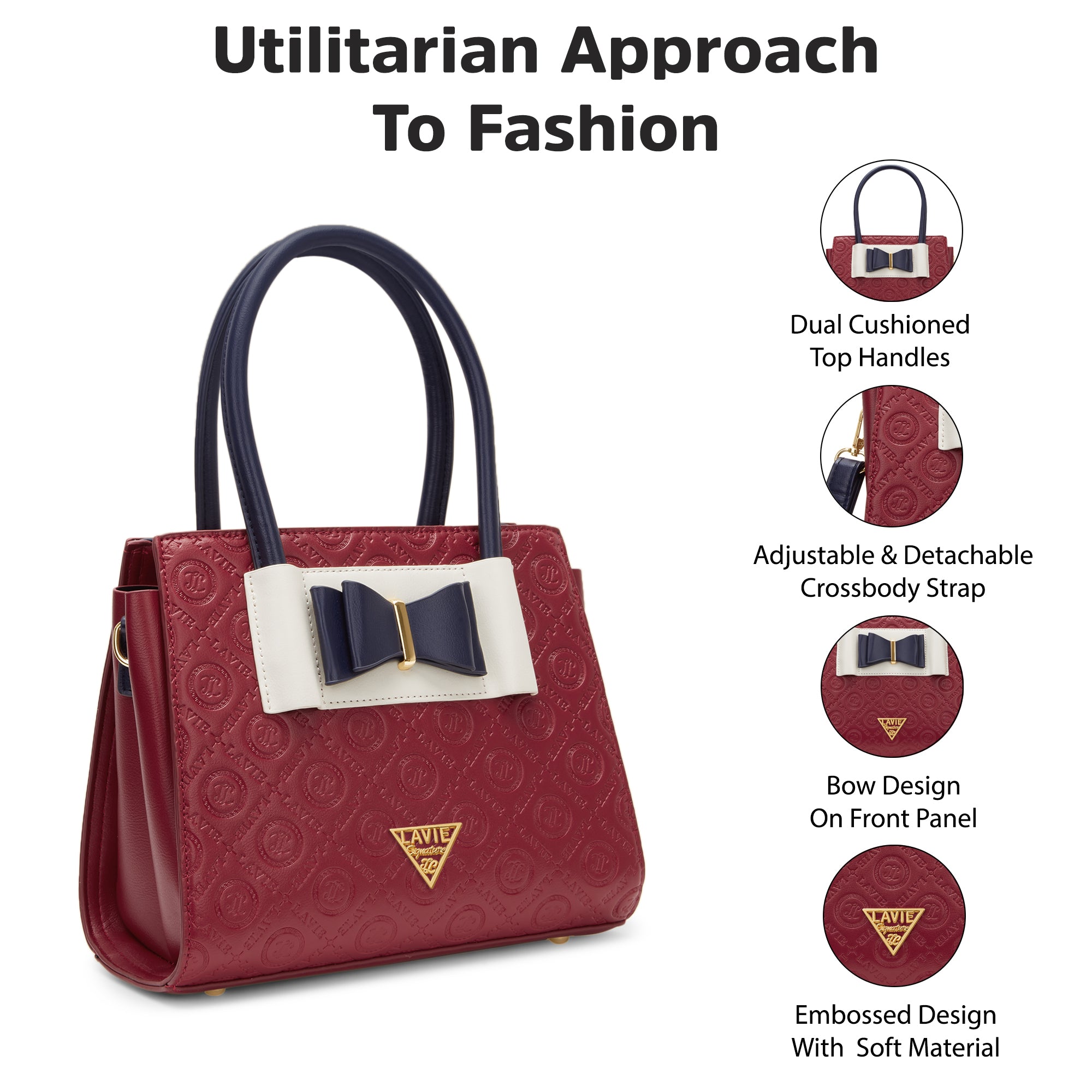 Geneva Colourblock Medium Satchel Bag