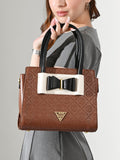 Geneva Colourblock Medium Satchel Bag