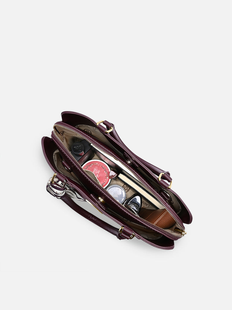 Omaha 3 Compartments Large Satchel Bag