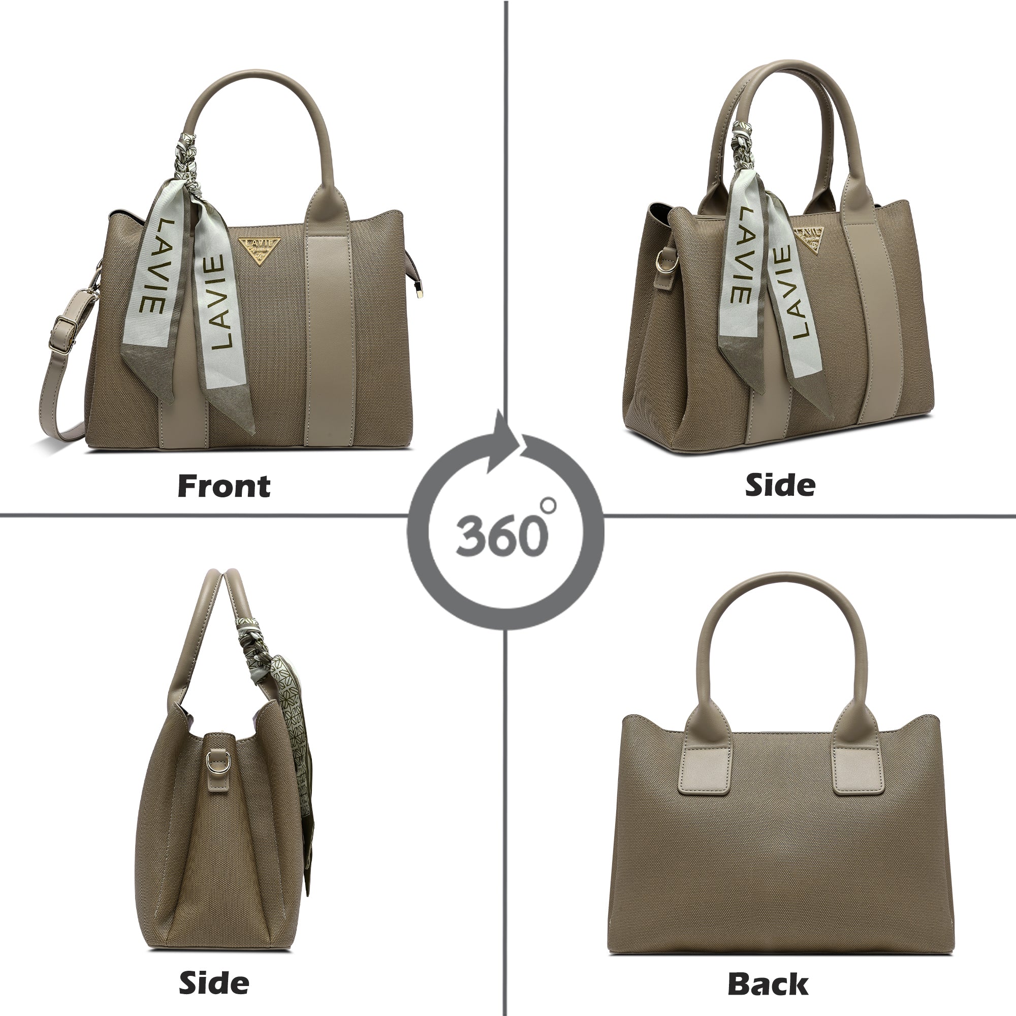 Tacoma 3 Compartments Medium Satchel Bag