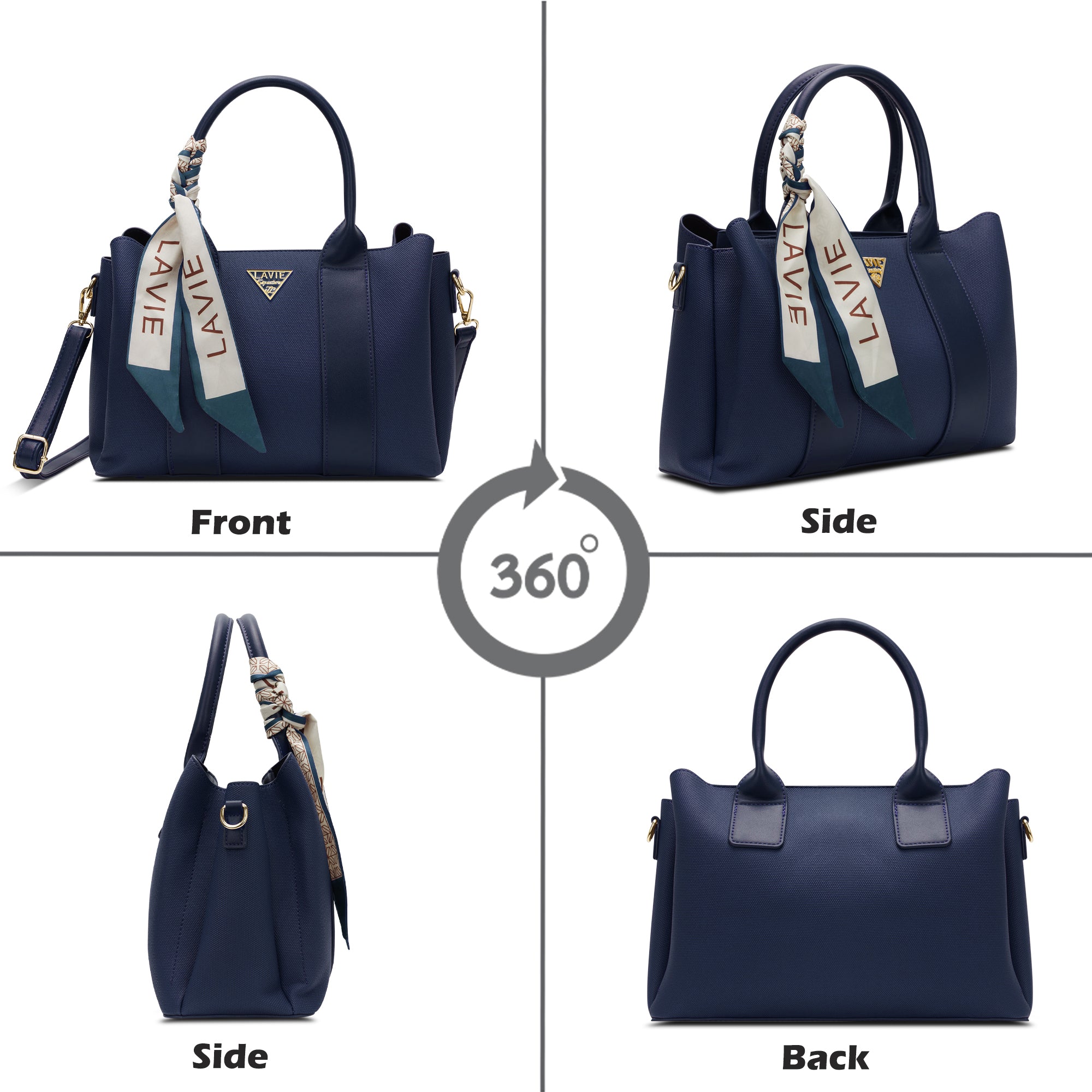 Tacoma 3 Compartments Medium Satchel Bag