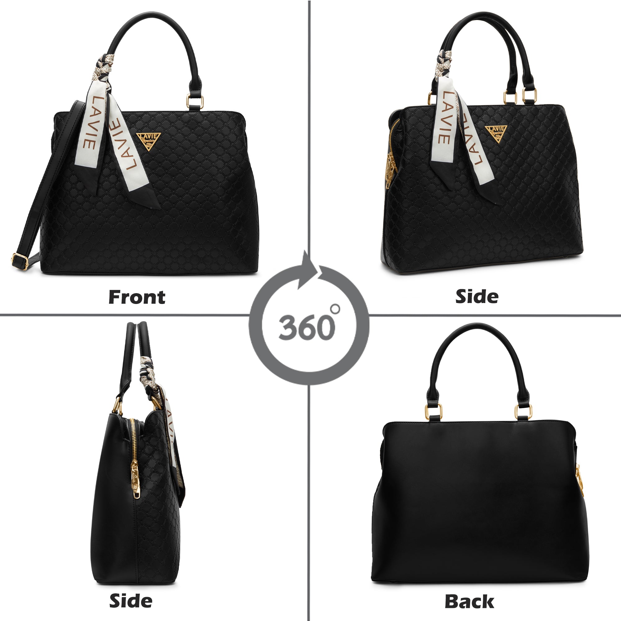 Provo 3 Compartments Large Satchel Bag