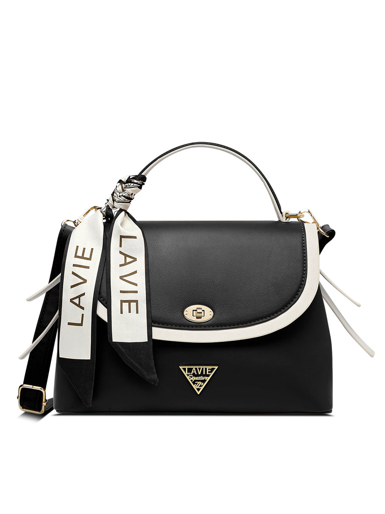 Plano 2 Compartments Flap Medium Satchel Bag