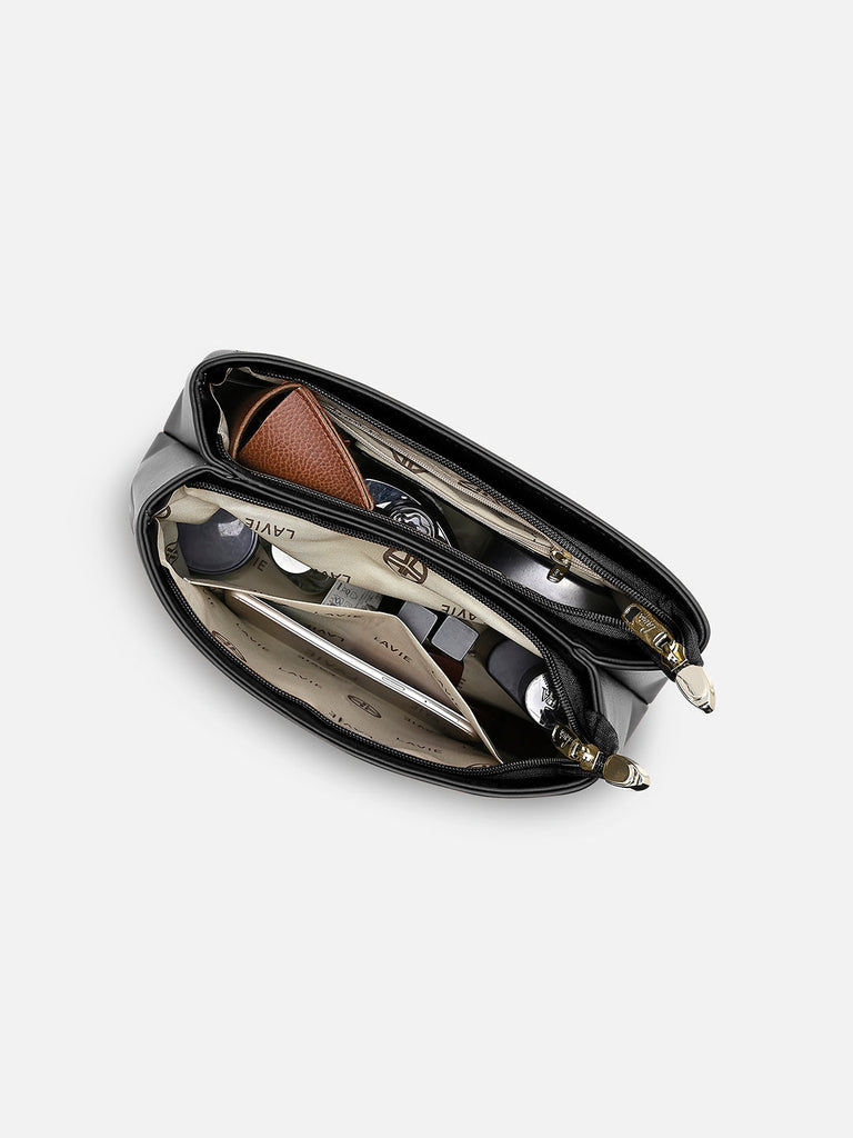 Plano 2 Compartments Flap Medium Satchel Bag