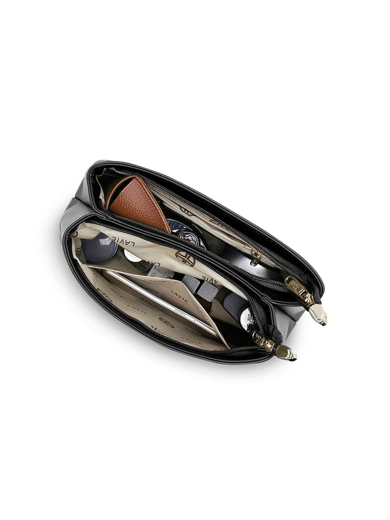 Plano 2 Compartments Flap Medium Satchel Bag