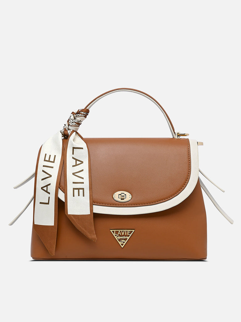 Plano 2 Compartments Flap Medium Satchel Bag