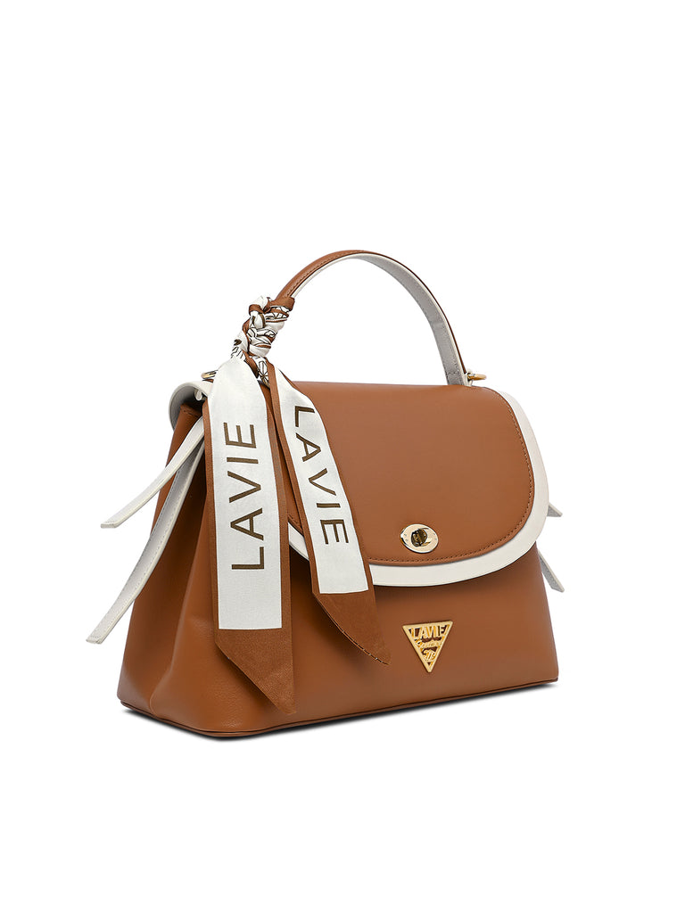 Plano 2 Compartments Flap Medium Satchel Bag