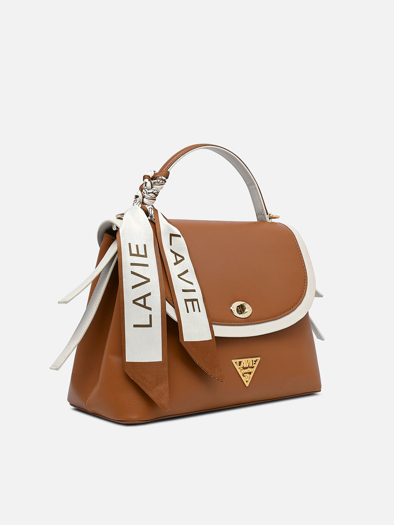 Plano 2 Compartments Flap Medium Satchel Bag