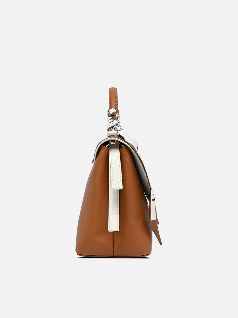 Plano 2 Compartments Flap Medium Satchel Bag