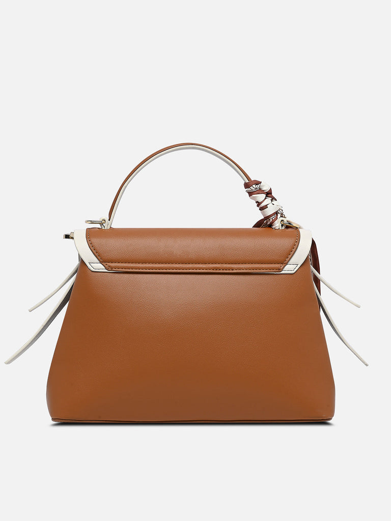 Plano 2 Compartments Flap Medium Satchel Bag