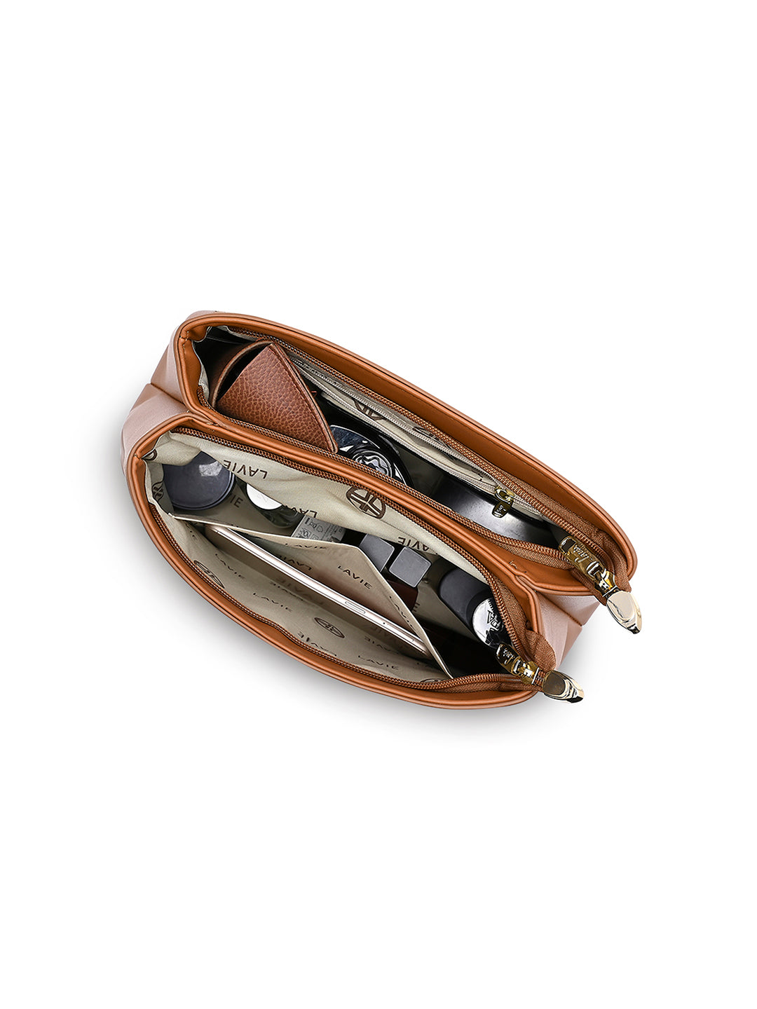 Plano 2 Compartments Flap Medium Satchel Bag