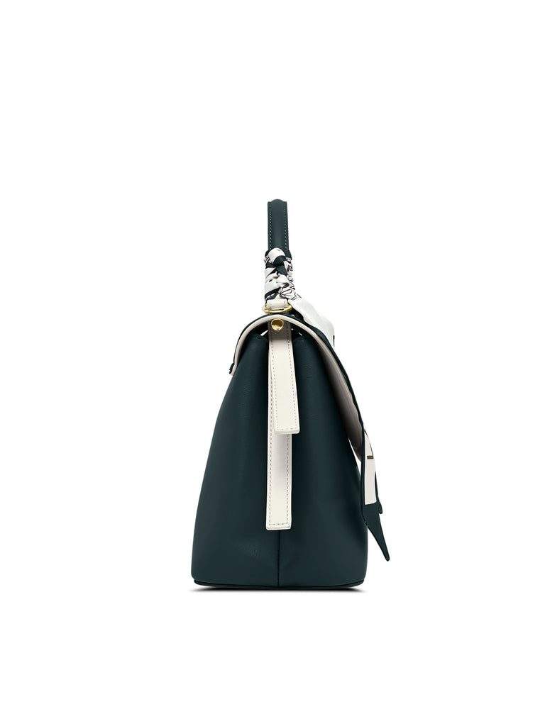 Plano 2 Compartments Flap Medium Satchel Bag