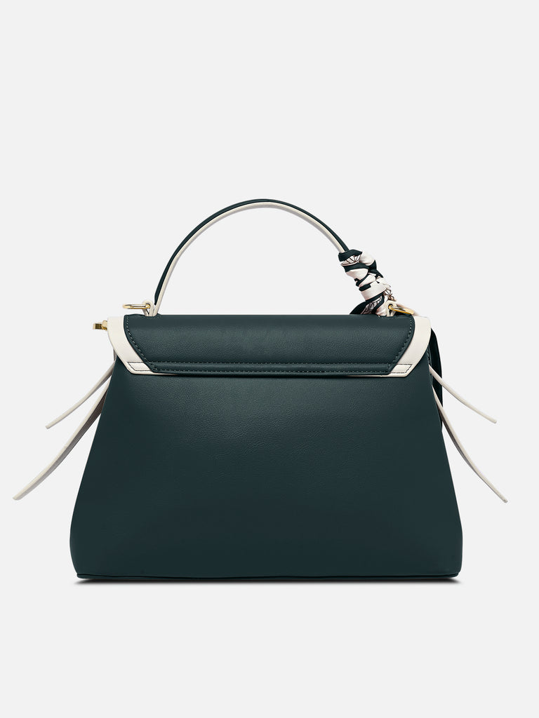 Plano 2 Compartments Flap Medium Satchel Bag