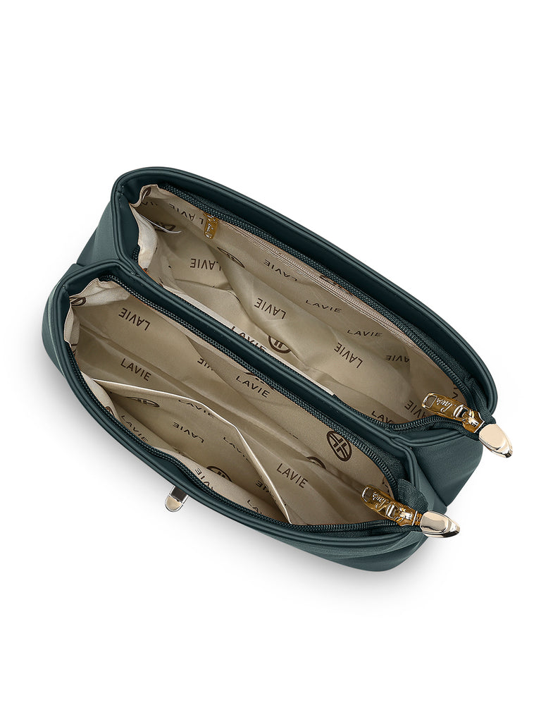 Plano 2 Compartments Flap Medium Satchel Bag